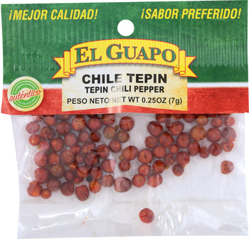 EL GUAPO: Chili Tepin Whole, 0.25 oz