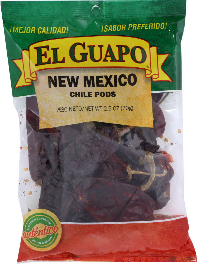 EL GUAPO: Spice New Mexico Chili Pods, 2.5 oz