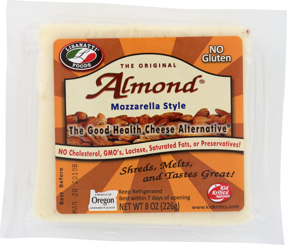 LISANATTI: Almond Mozzarella Style Cheese, 8 oz