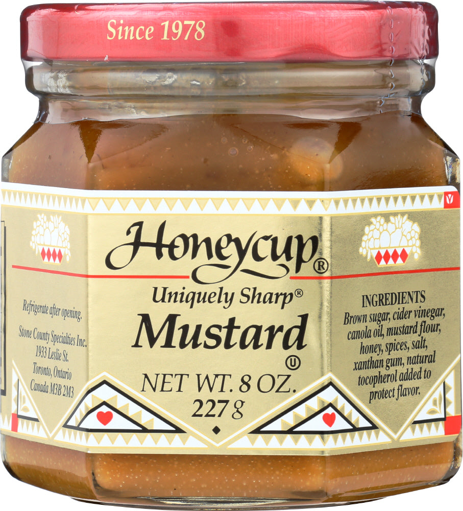 HONEYCUP: Uniquely Sharp Mustard, 8 oz