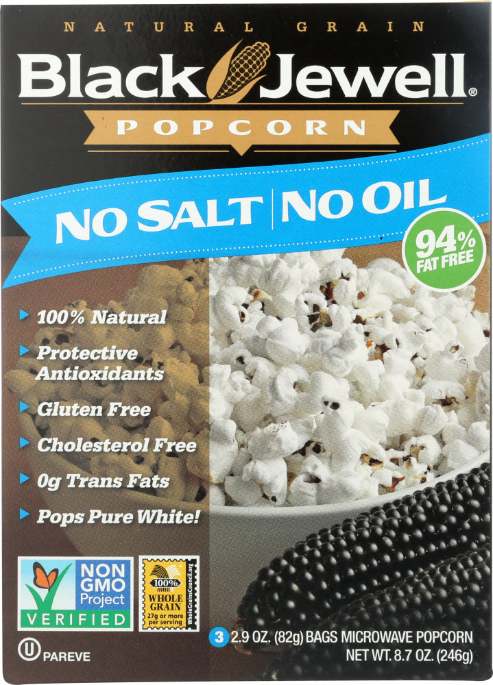 BLACK JEWELL: Popcorn Micro No Salt No Oil, 8.7 oz