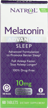 NATROL: Advanced Sleep Melatonin 10 mg, 60 Tablets