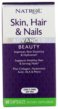 NATROL: Skin Hair and Nails Advanced Beauty, 60 tb