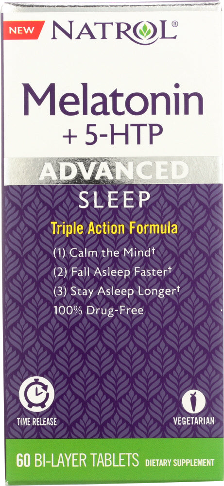 NATROL: Melatonin 5 HTP, 60 tb