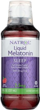 NATROL: Melatonin Liquid, 2.5 MG, 8 fo