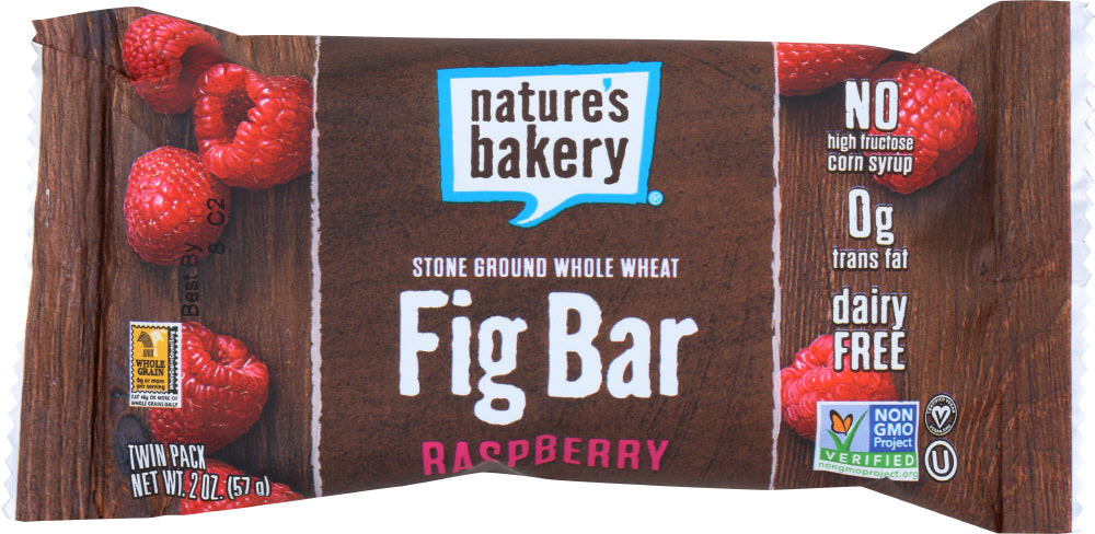 NATURE'S BAKERY: Whole Wheat Fig Bar Raspberry, 2 oz