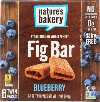 NATURE'S BAKERY: Stone Ground Whole Wheat Blueberry Fig Bar, 12 oz