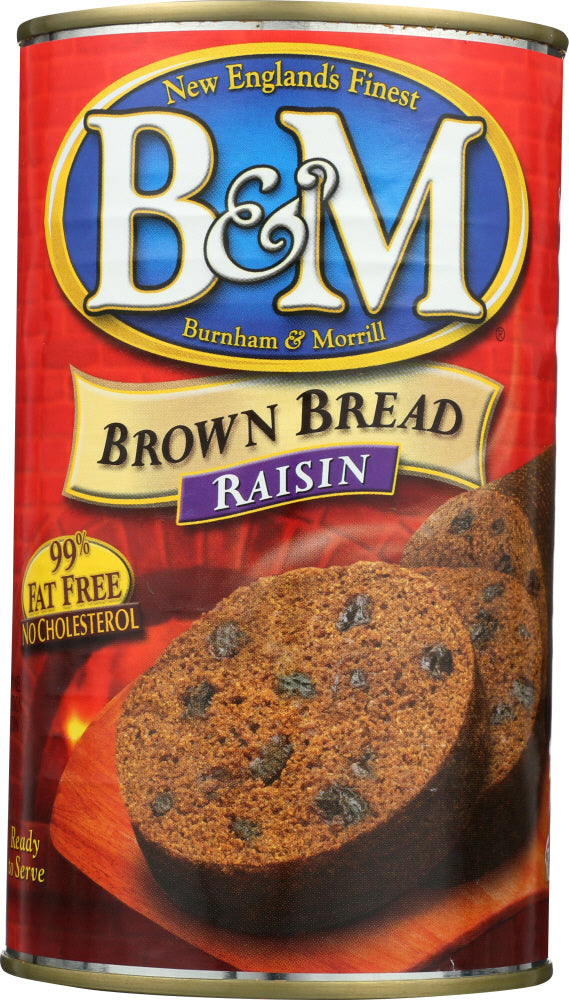 B & M: Bread Brown Raisin, 16 oz