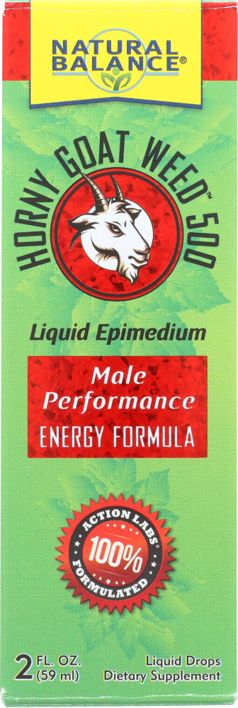 NATURAL BALANCE: Horny Goat Weed 500, 2 fo