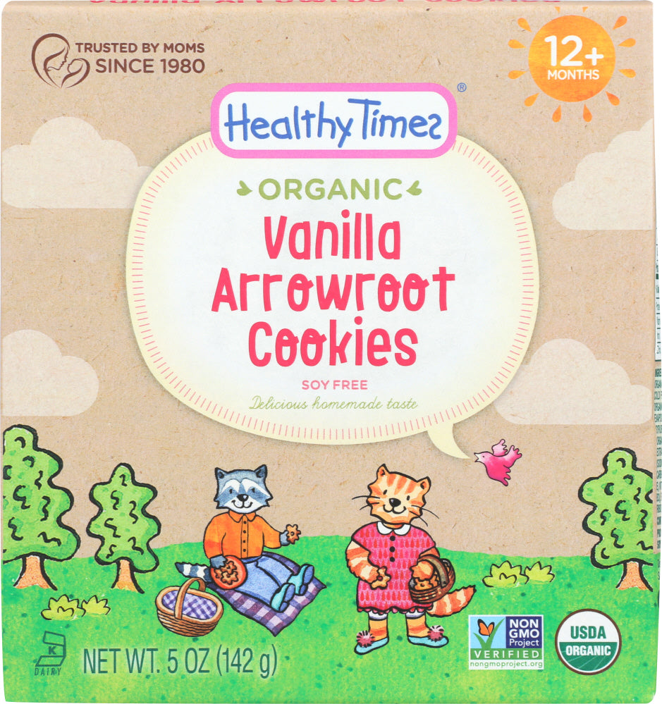 HEALTHY TIMES: Cookies Arrowroot Vanilla, 5 oz