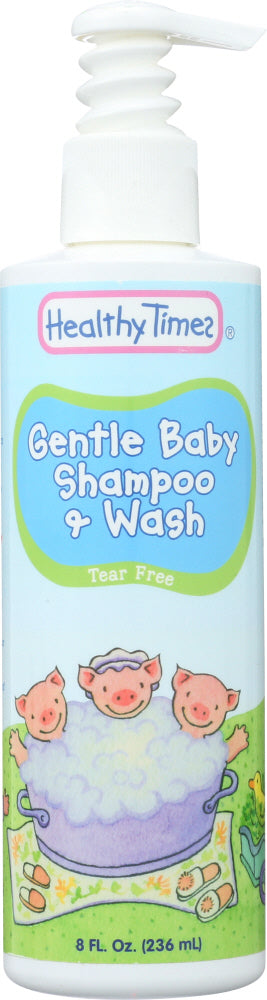 HEALTHY TIMES: Shampoo Wash Baby Gentle, 8 fo