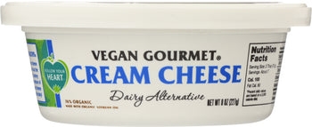 FOLLOW YOUR HEART: Organic Vegan Gourmet Cream Cheese, 8 oz