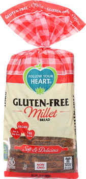 FOLLOW YOUR HEART: Gluten-Free Millet Bread, 24 oz