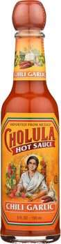 CHOLULA: Chili Garlic Hot Sauce, 5 oz