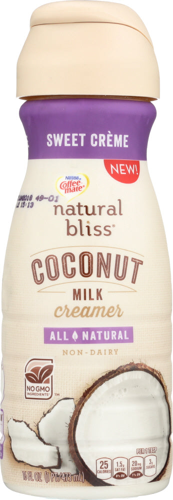 COFFEEMATE: Natural Bliss Sweet Creme Coconut Milk, 16 oz