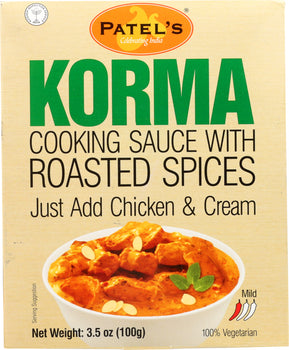 PATEL: Spice Korma Cooking With Roasted Spicy, 3.53 oz