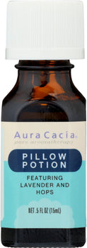 AURA CACIA: Essential Solutions Pillow Potion, 0.5 oz