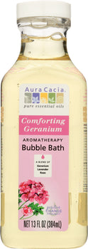 AURA CACIA: Comforting Geranium Bubble Bath, 13 oz