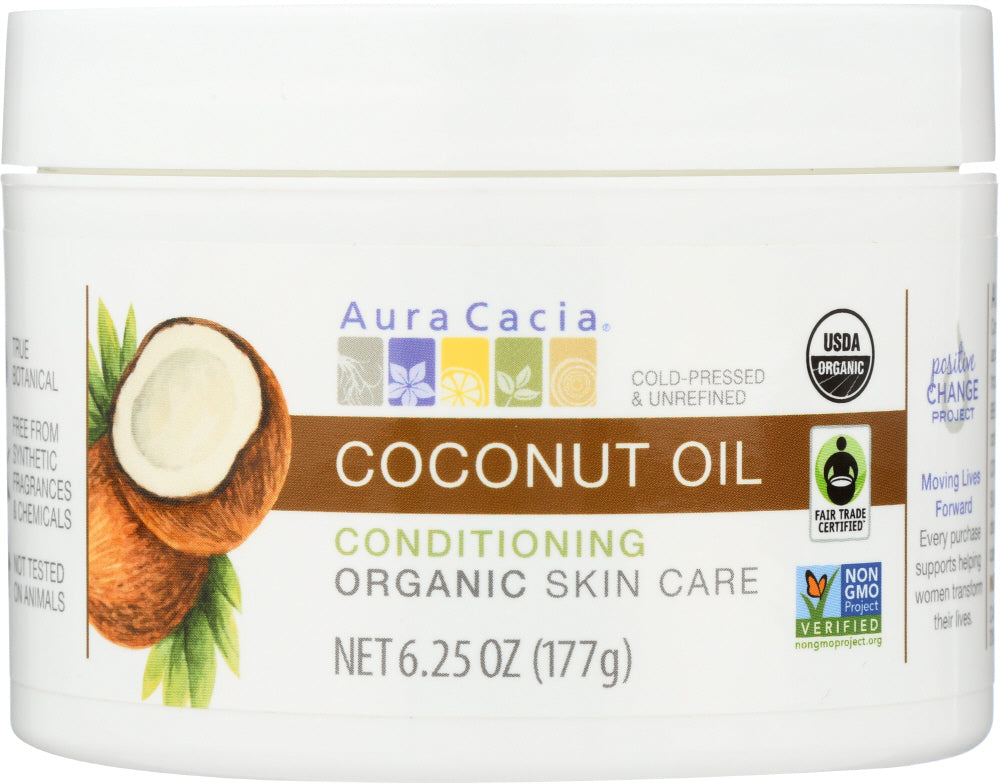 AURA CACIA: Oil Coconut Org, 6.25 oz