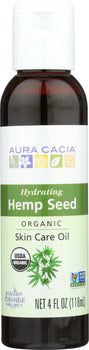 AURA CACIA: Organic Hemp Seed Oil, 4 oz