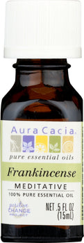 AURA CACIA: 100% Pure Essential Oil Frankincense, 0.5 Oz