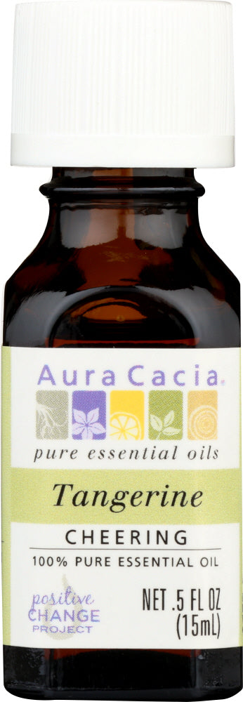 AURA CACIA: Essential Oil Tangerine, 0.5 oz