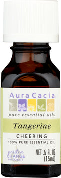 AURA CACIA: Essential Oil Tangerine, 0.5 oz