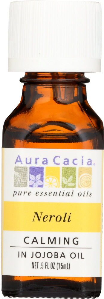 AURA CACIA: Neroli in Jojoba Oil, 0.5 oz