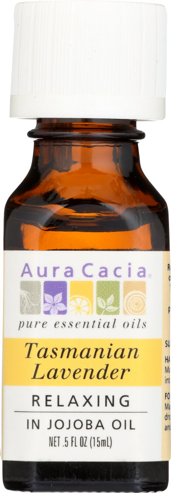 AURA CACIA: Essential Oil Tasmanian Lavender, 0.5 oz