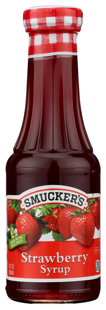 SMUCKERS: Syrup Strawberry Natural, 12 oz