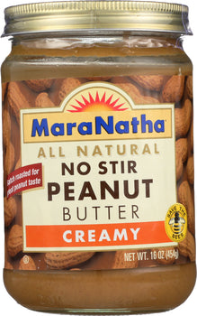 MARANATHA: No Stir Peanut Butter Creamy, 16 oz