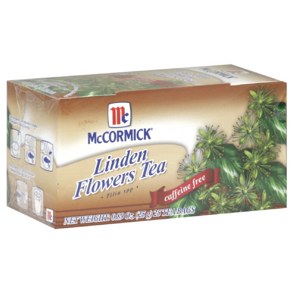 MC CORMICK: Linden Flower Mex Tea, 25 bg