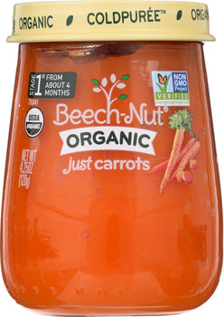 BEECH NUT: 1st Stage Just Organic Carrots, 4.25 oz