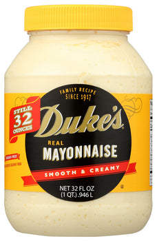 DUKES: Mayonnaise Sugar Free, 32 oz