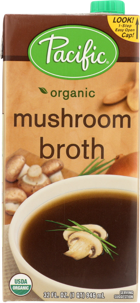 PACIFIC FOODS: Organic Mushroom Broth, 32 oz