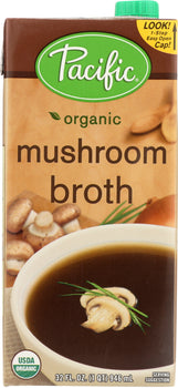 PACIFIC FOODS: Organic Mushroom Broth, 32 oz