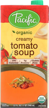 PACIFIC FOODS: Organic Creamy Tomato Soup, 32 oz