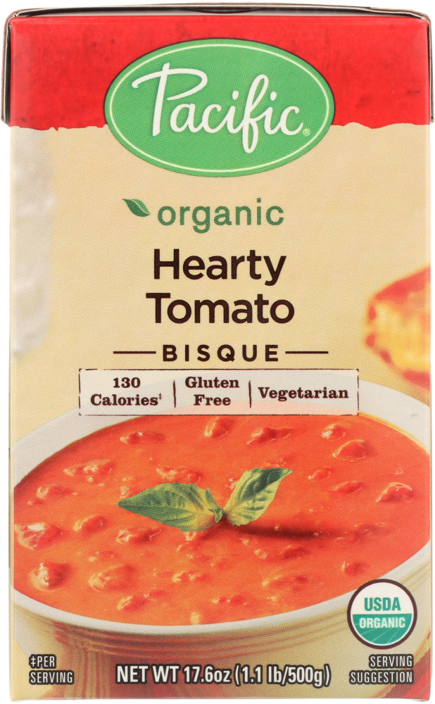 PACIFIC FOODS: Organic Hearty Tomato Bisque, 17.6 oz