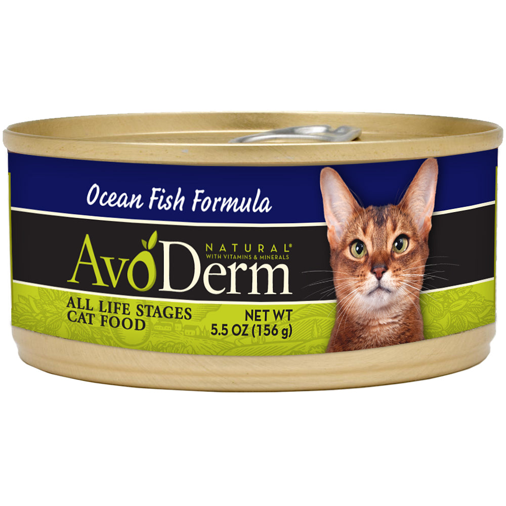 AVODERM: Cat Can Natural Ocean Fish, 5.5 oz