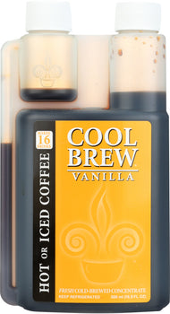 COOLBREW: Fresh Cold-Brewed Concentrate Vanilla, 500 ml