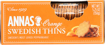 ANNAS: Thin Orange Cookies, 5.25 oz