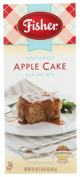 FISHER: Northwest Apple Cake Mix, 16.5 oz