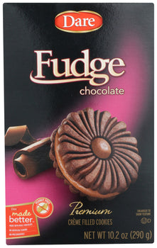 DARE: Fudge Chocolate Creme Filled Cookies, 10.2 oz