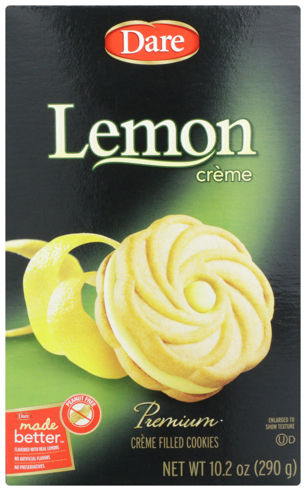 DARE: Lemon Creme Filled Cookies, 10.2 oz