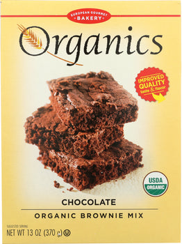 EUROPEAN GOURMET BAKERY: Chocolate Organic Brownie Mix, 13 oz