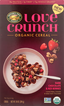 NATURES PATH: Love Crunch Dark Chocolate Red Berries Cereal, 10 oz