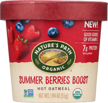 NATURES PATH: Summer Berries Boost Oatmeal Cup, 1.94 oz