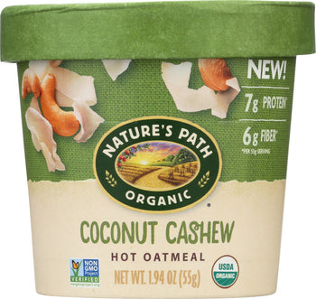 NATURES PATH: Coconut Cashew Oatmeal Cup, 1.94 oz