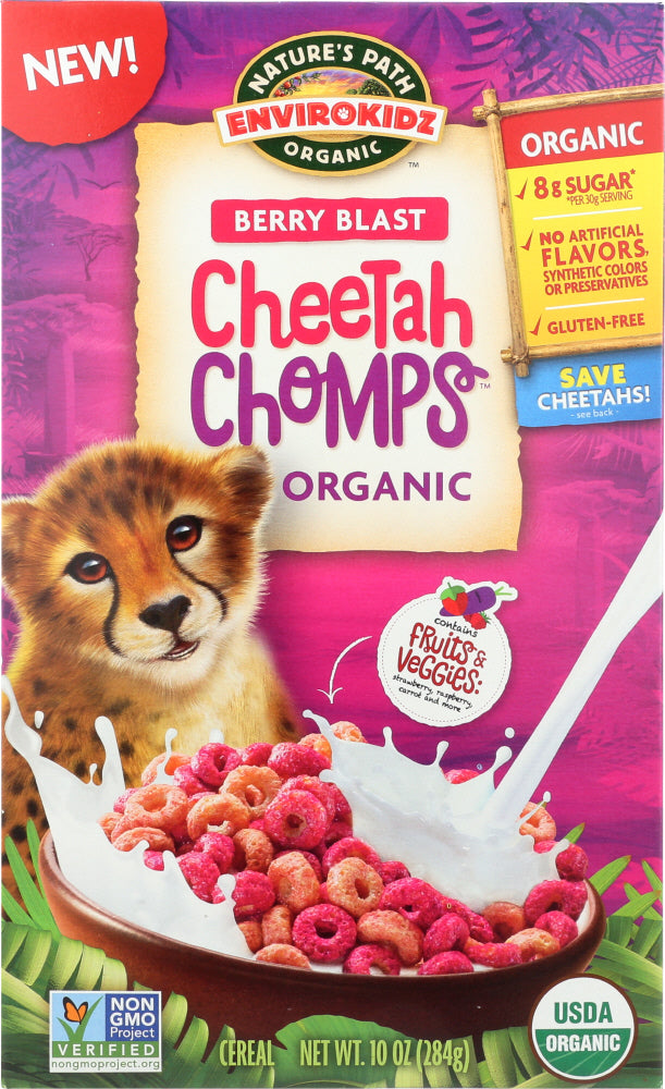 ENVIROKIDZ ORGANIC: Cereals Kids Cheetah Organic, 10 oz