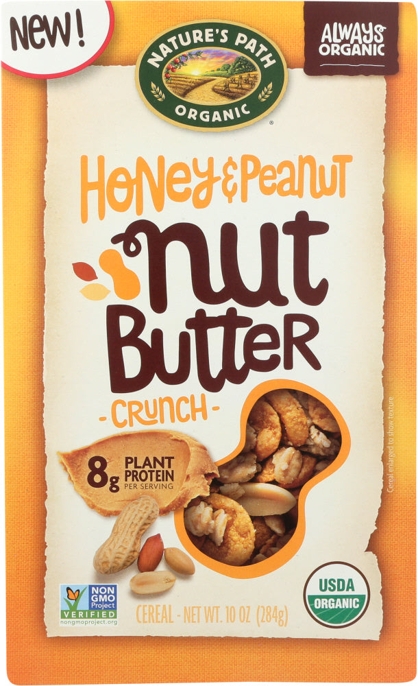 NATURES PATH: Honey & Peanut Nut Butter Cereal, 10 oz